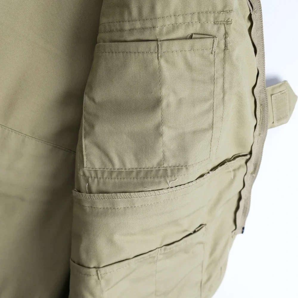 Fly Fishing Utility Vest Men's XL Khaki Multi Pocket Outdoor SJK NWOT